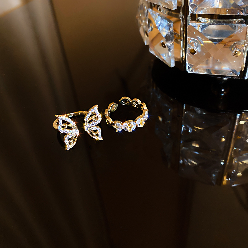 Sweet Sen Series Micro-set Zircon Ring