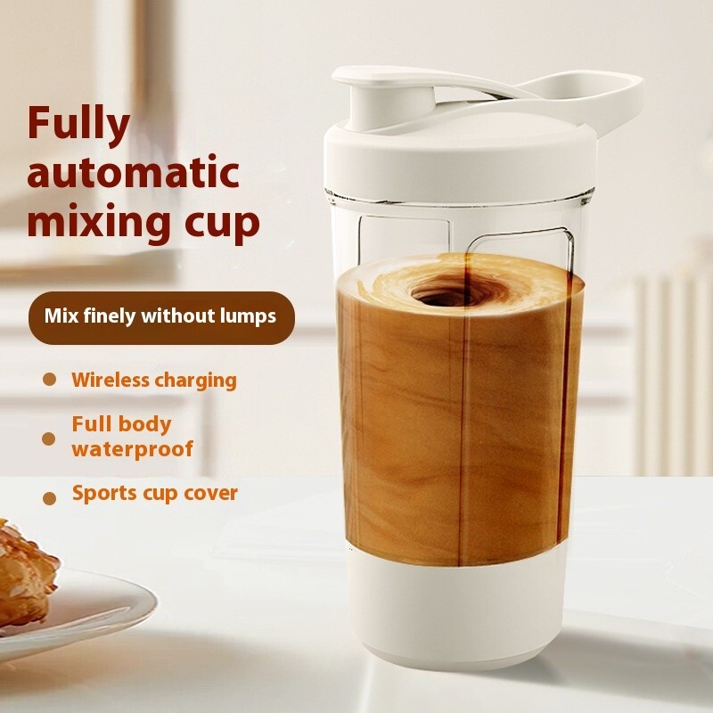 400ML 14oz Electric Protein Powder Mixing Cup Automatic Shaker Mixer Shake Bottl