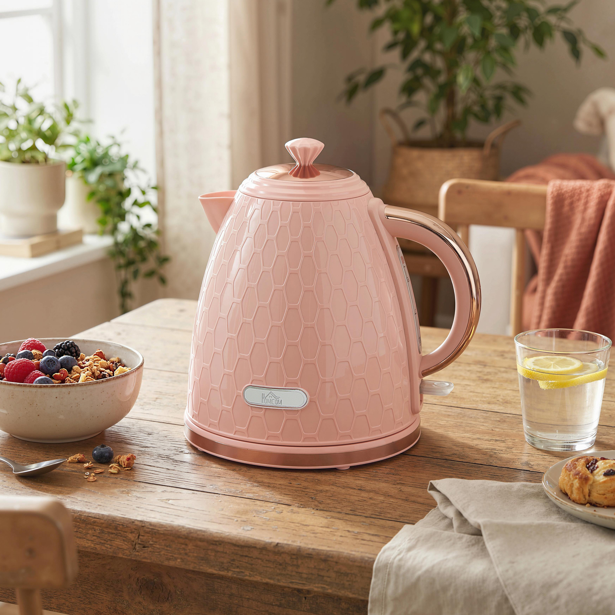 3 KW Fast Boiling Honeycomb Kettle - Light Pink — image 7
