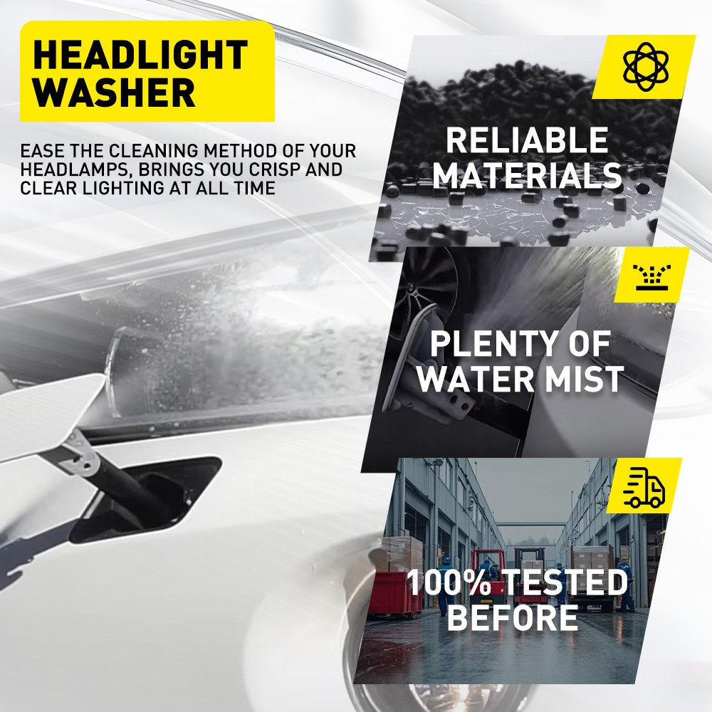Pair Of Front Headlight Washer Jet Left Right Side Fits For BMW X5 E70 — image 2