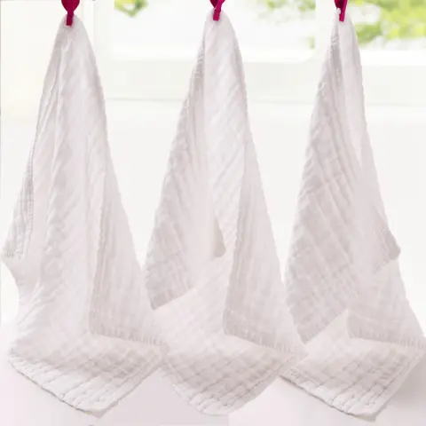 Baby Cotton Gauze Diapers Easy to Absorb Water