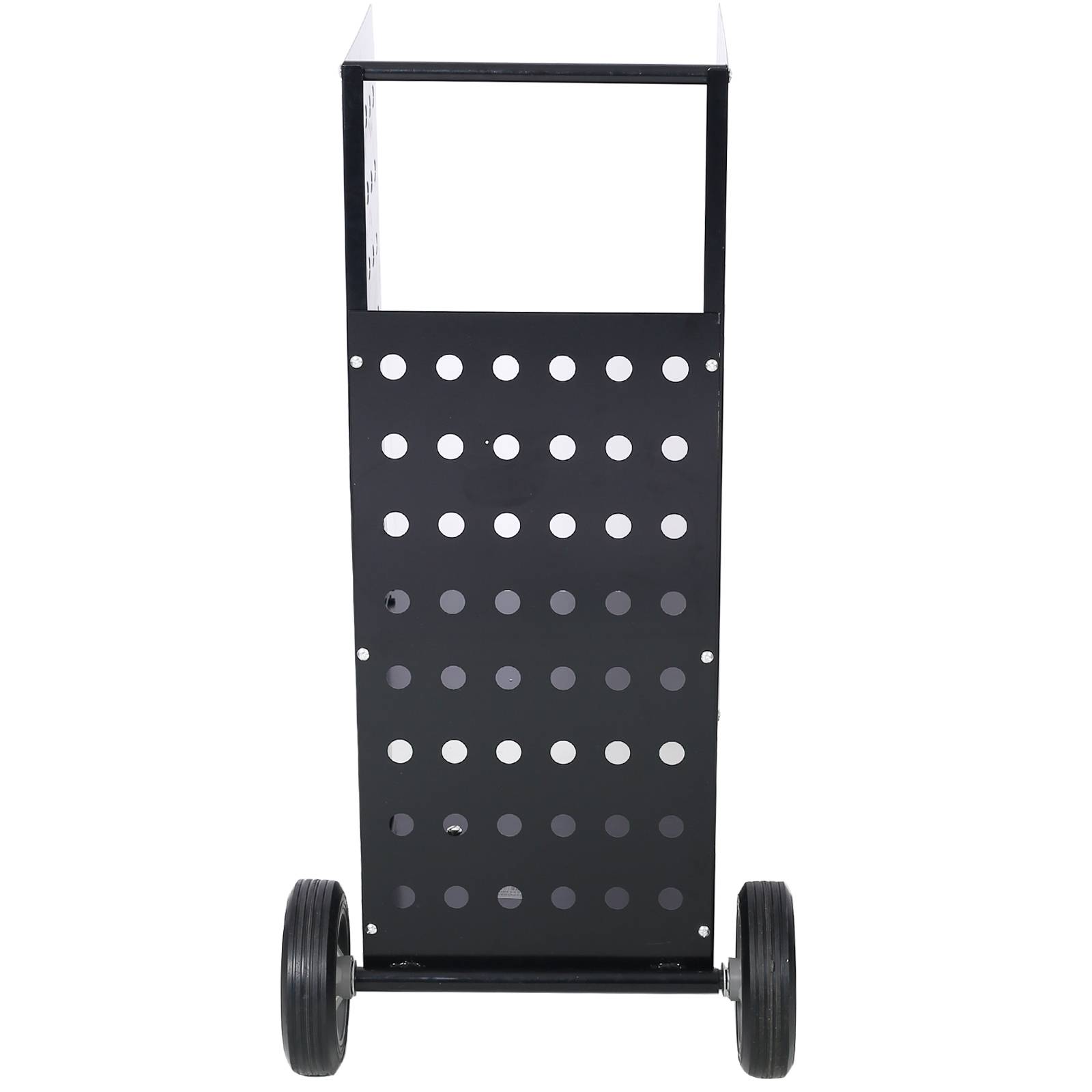 Firewood Cart Fireplace Log Rolling Cart Wood Rack Outdoor Rolling Cart