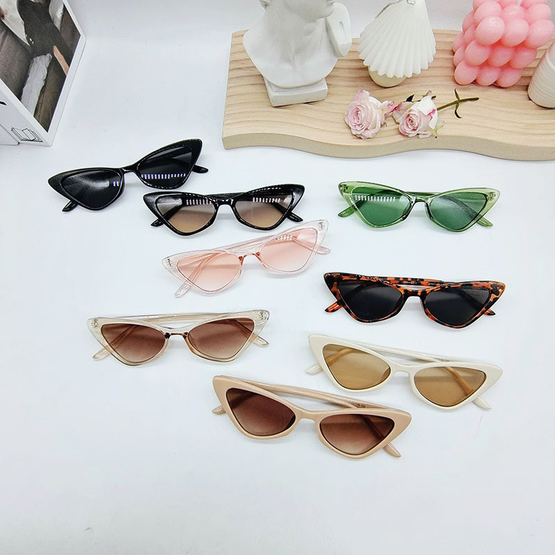 Candy Cat Eye Small Frame Vintage Sunglasses