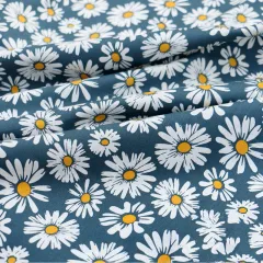 Shredded Cotton Fabric Baby Clothes Diy - Chrysanthemum Blue - View 1