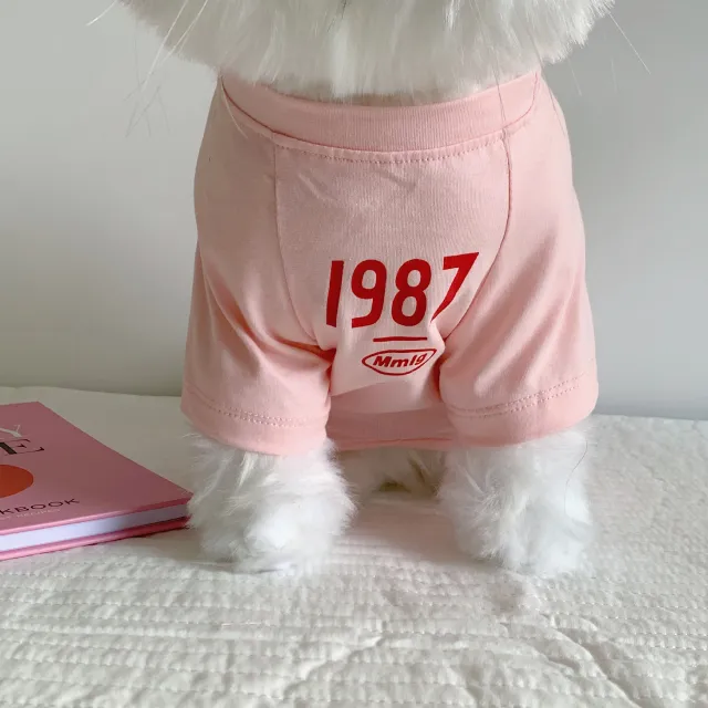 Summer Clothes For Dogs Cats And Pets T shirt Pink - Shop at LoveMi