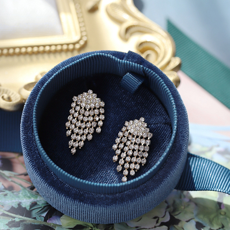 Earrings Stud Earrings Personality Tassel Wild Long Silver Pin Earrings