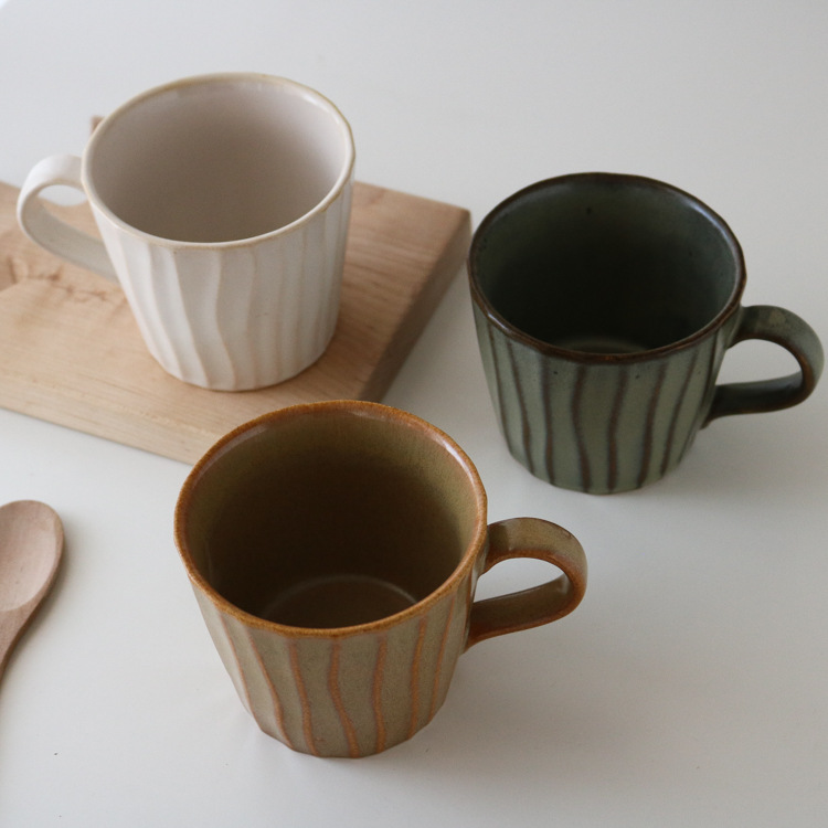 Title 1, Retro Japanese Ceramic Coffee Cup Enjoy your co...