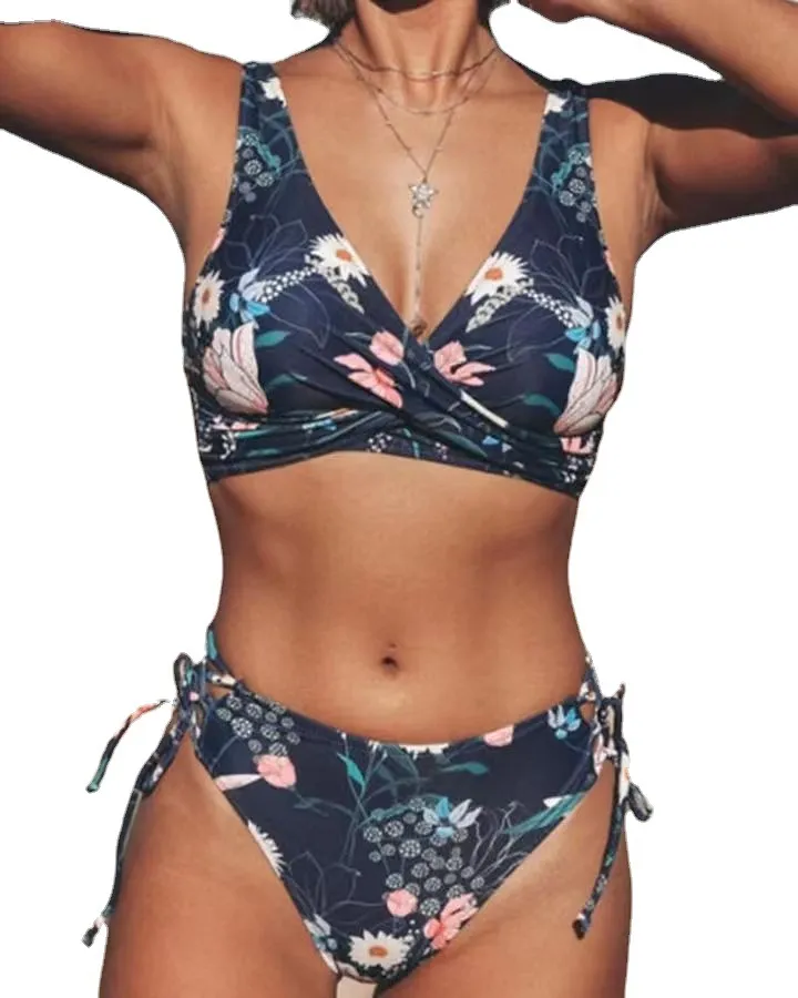 Swimsuit Bikini Split Fashion Looks Thin - Blue