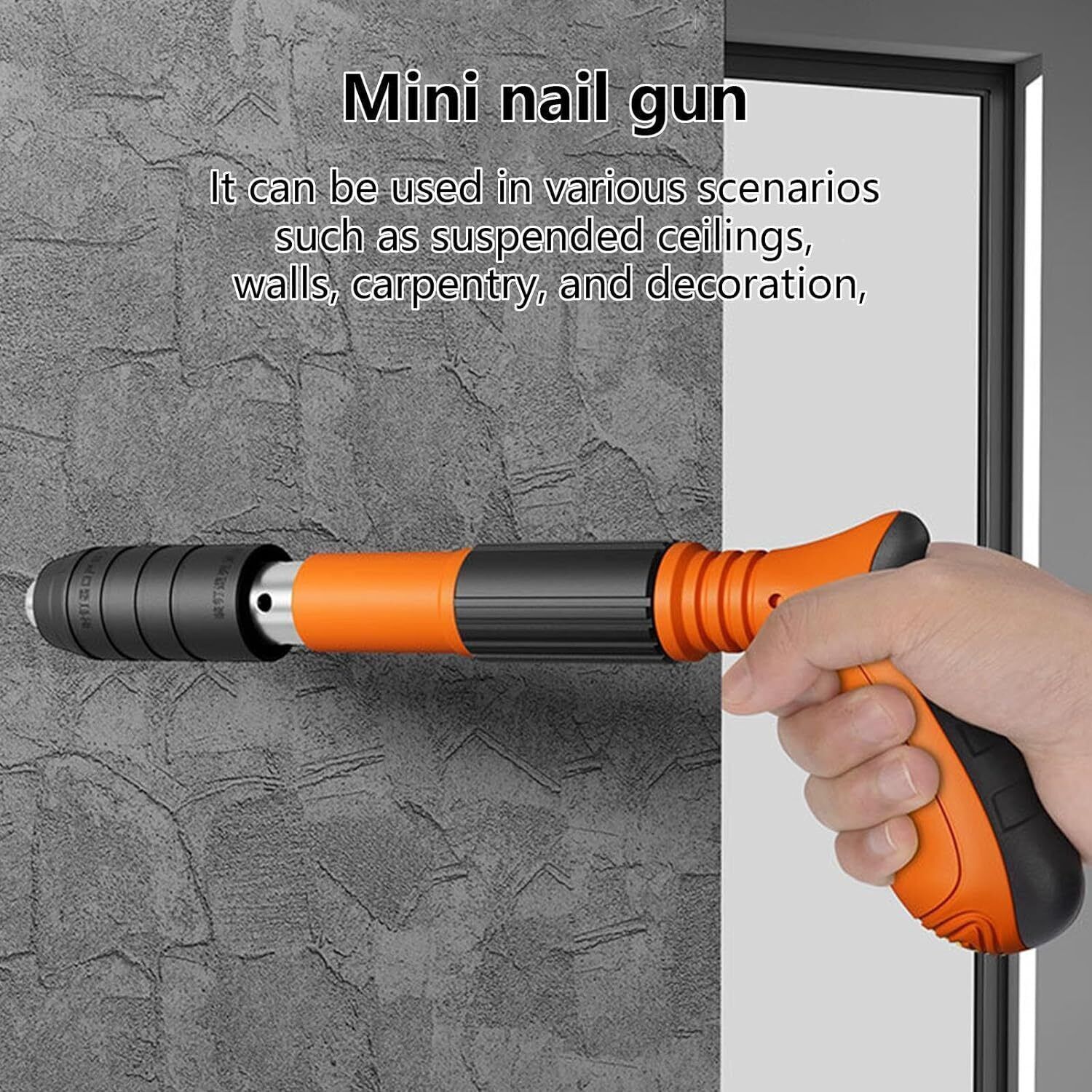 Woodworking Integrated Air Nailer Manual Steel Nail 4 Gears Power Gun NEW — image 6