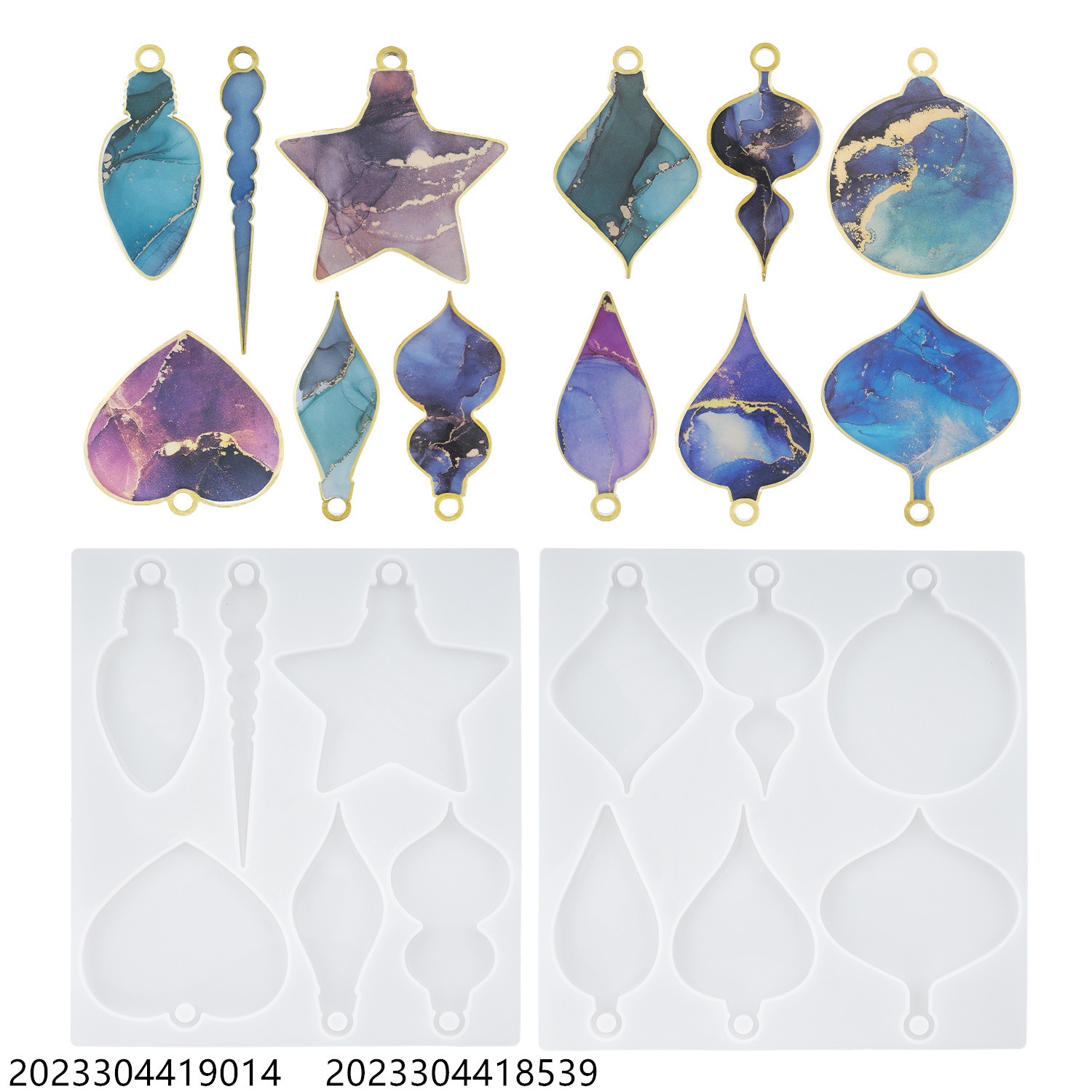 Diy Crystal Resin Christmas Ornament Epoxy Mold - Image 28