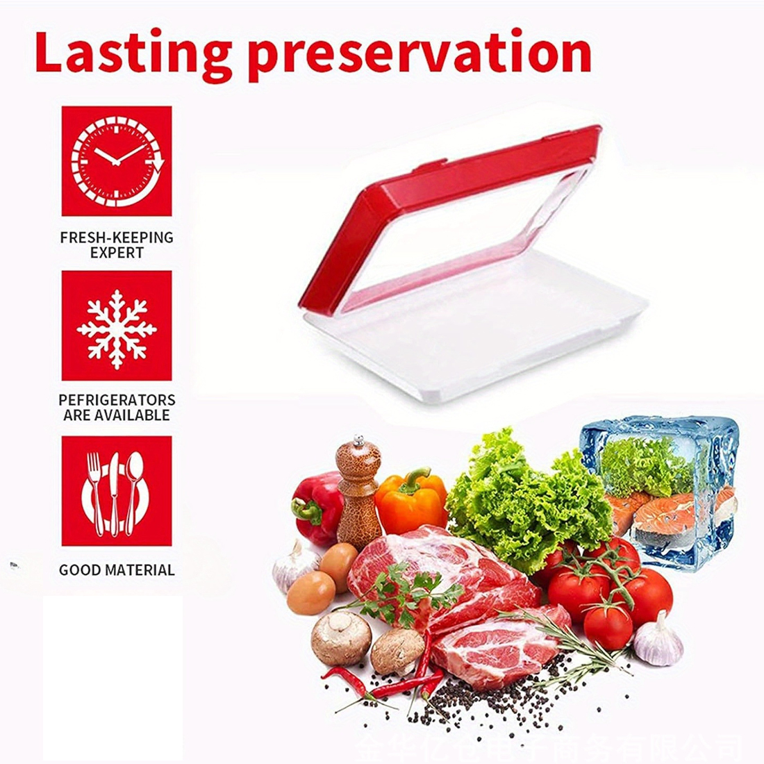 6Pc Stretch Fresh Storage Tray Vacuum Reusable And Stackable Food UK New — image 11