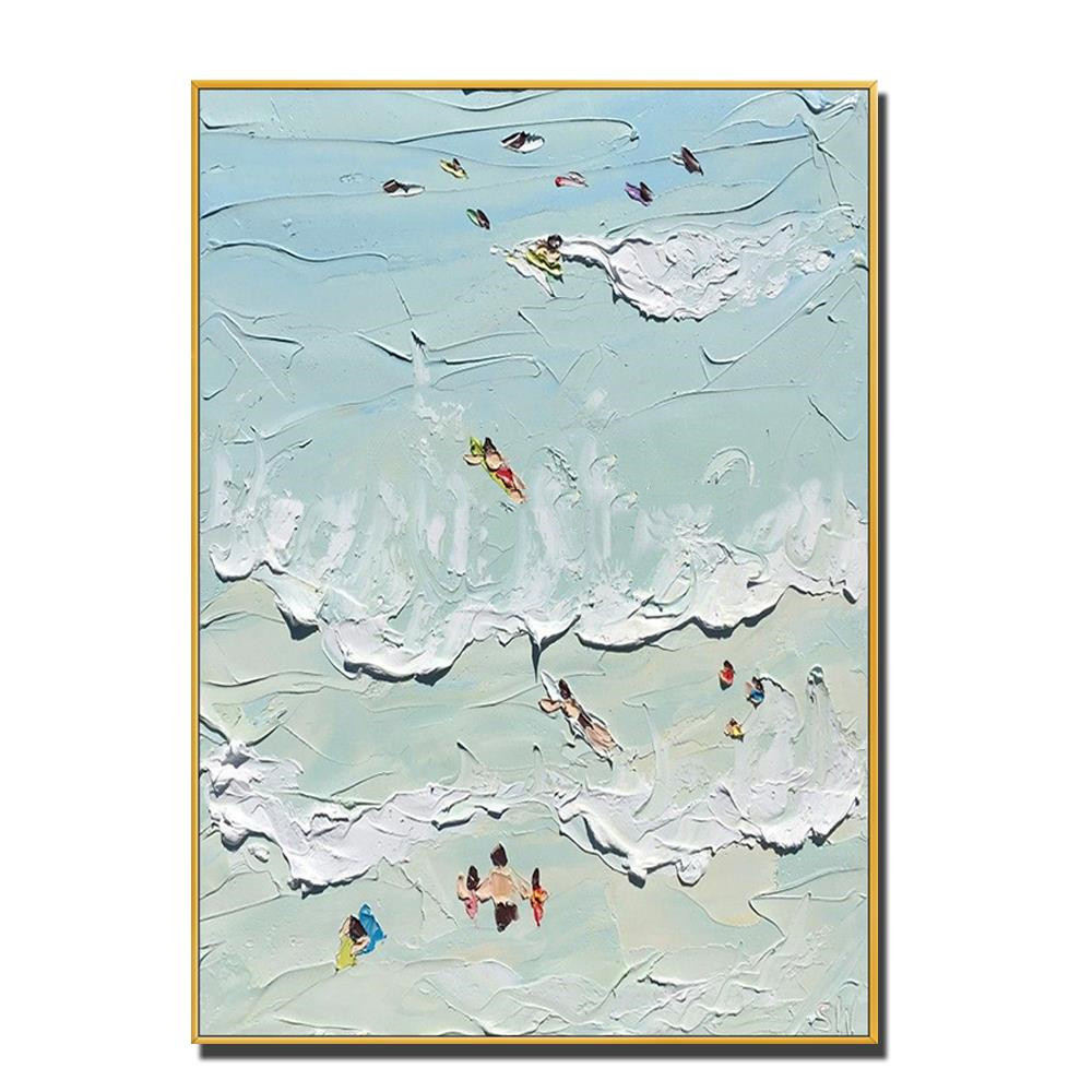 Beach Oil Canvas Wall Art, picture 12 of 12