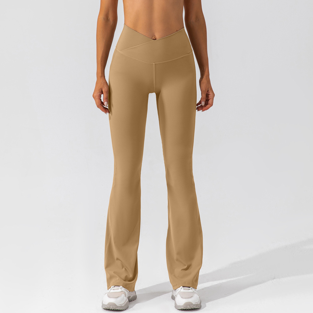 Title 7, Nude Feel Tight Dance Wide Leg Pants