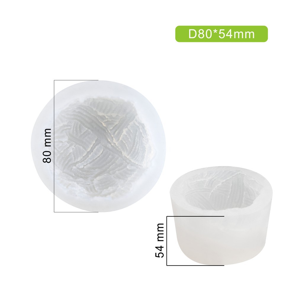 Fashion 3D Wool Mousse Mould, Silicone Cake Mould, Aromatherapy Candle Mould
