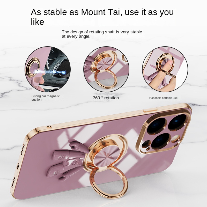 Mobile Phone Magnetic Electroplating Ring Shell Tide