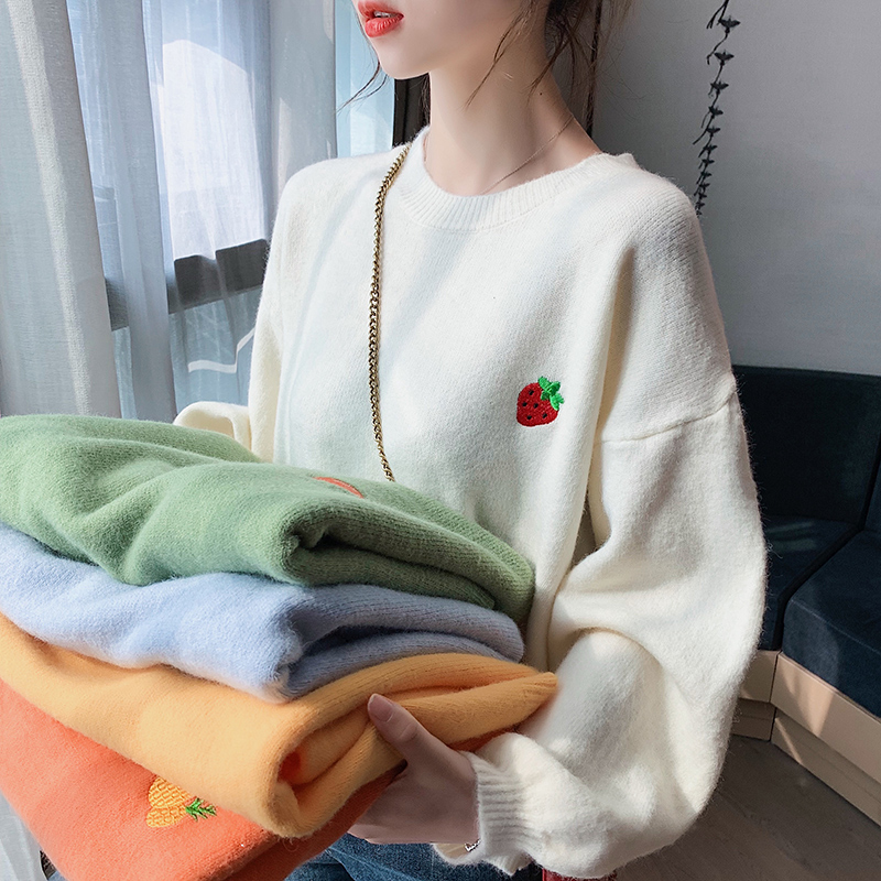 Title 2, Outer Wear Lazy Thick Sweater Womens Japanese F...