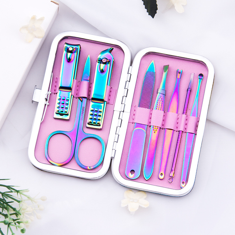 Title 4, Nail clippers 8-piece nail clippers set nail tools