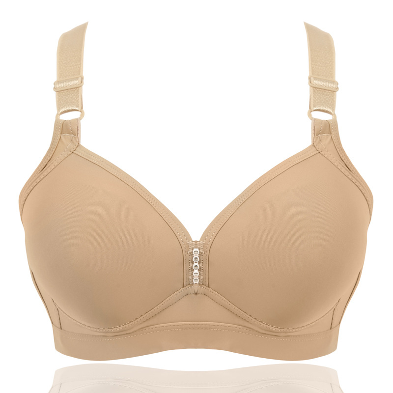 Title 4, Large Size Thin Non-Wireless Cotton Bra Cotton