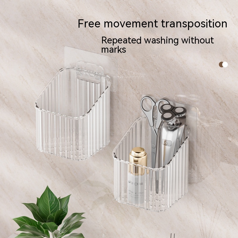 Home Fashion Bathroom Rack Punch-free