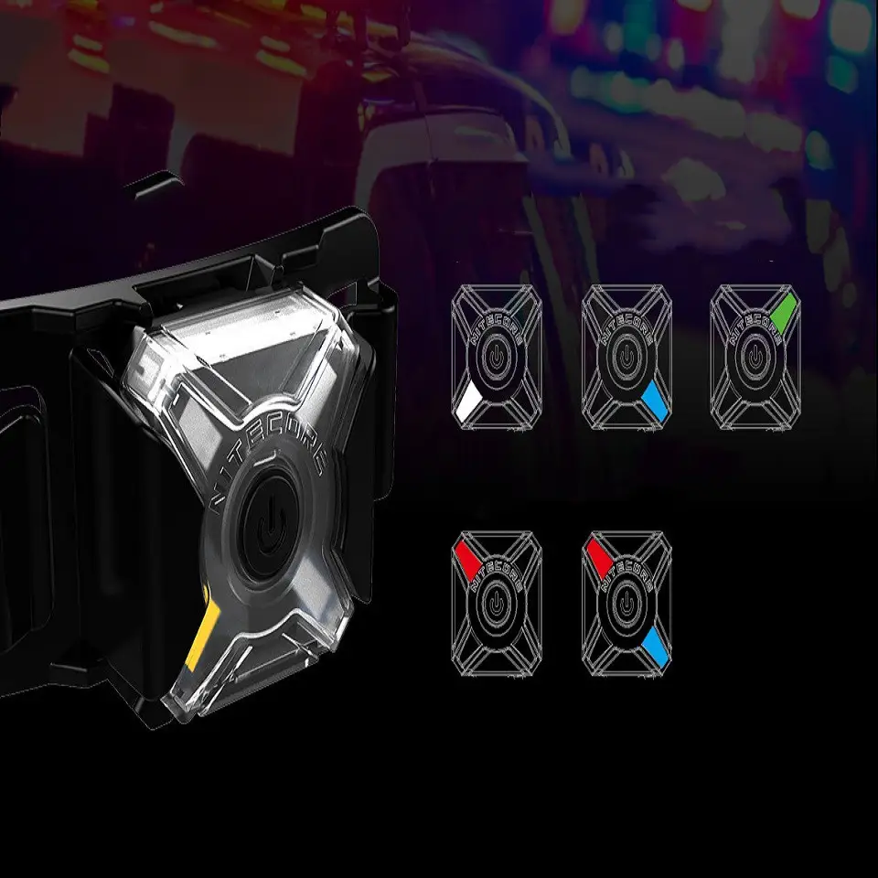 Four Special Functions Of Two-color Light Source Warning Light To Eliminate Blind Spots