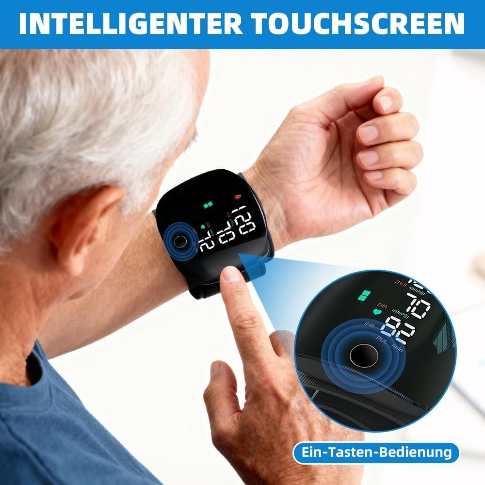 BP Monitor - Digital Blood Pressure Machine  Accurate Portable Health Monitor