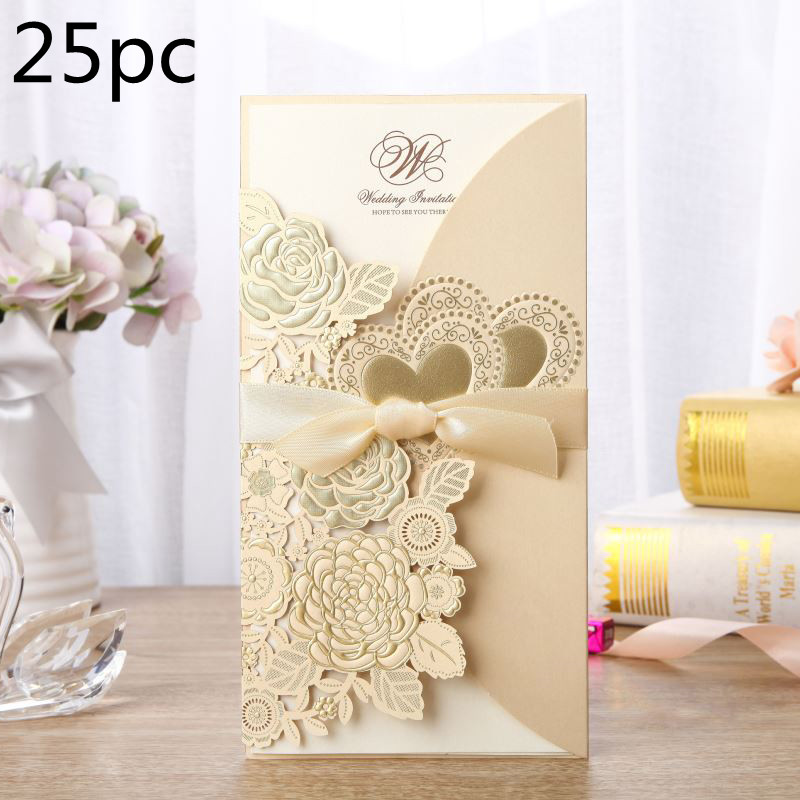 Chinese Style Vertical Ribbon Wedding Invitation Invitation — foto 4