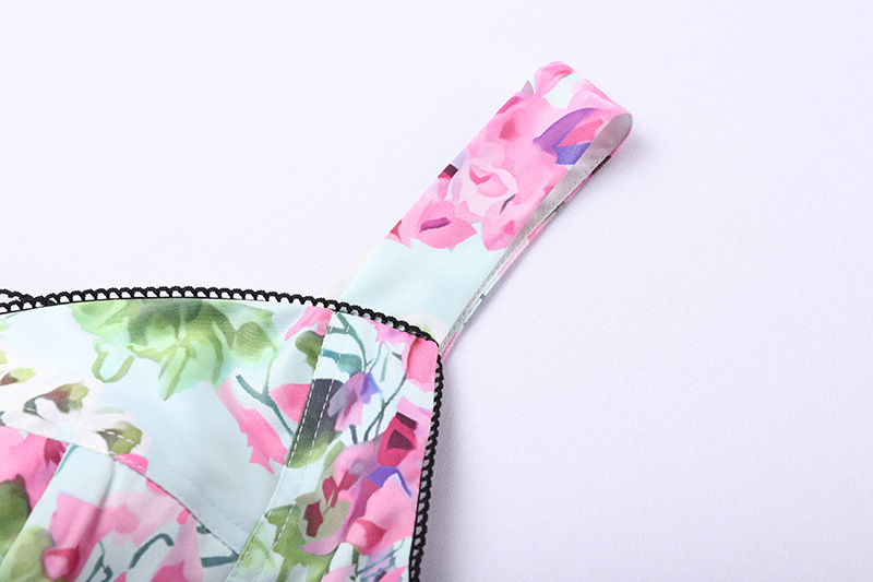 Two-piece Suspender Skirt With Chest Pads