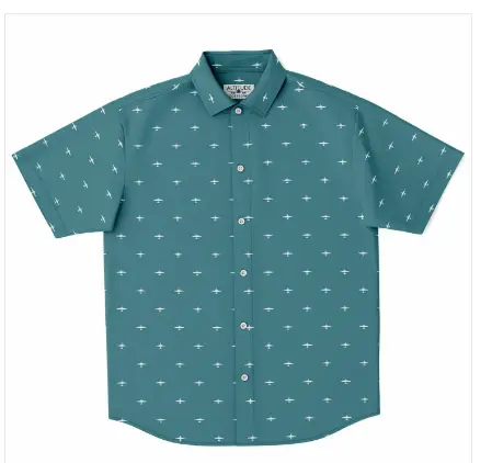 3D Digital Printing Personality Pattern Casual Summer Short Sleeve Shirt
