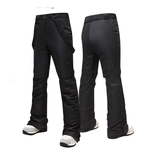 Women's Winter Warm Single Board Double Breathable Ski Pants Black - Shop at LoveMi