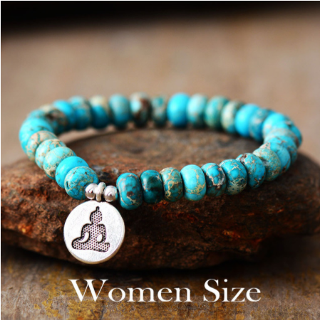 High-end Women's Stretch Bracelet 10mm Imperial Jasper