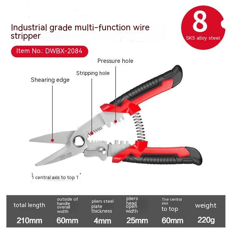 Title 4, Wire Stripper Multifunctional Electrician Wire ...