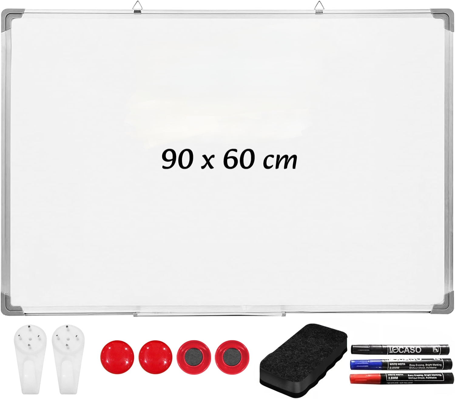 MAGNETIC WHITEBOARD SMALL LARGE WHITE BOARD DRY WIPE NOTICE OFFICE SCHOOL HOME