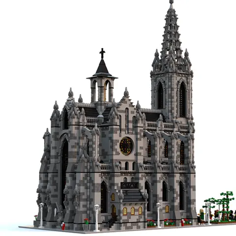 Street View Building Super Cathedral Is Compatible with Puzzle