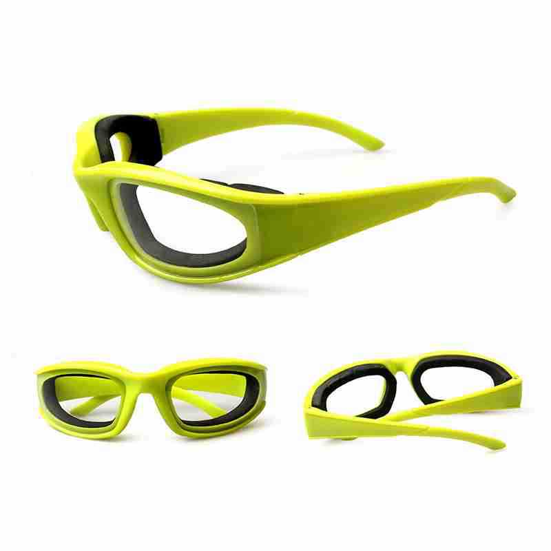 Green Frame Transparent Lens