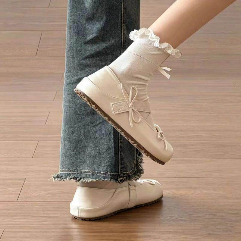 Platform Mary Jane Flats