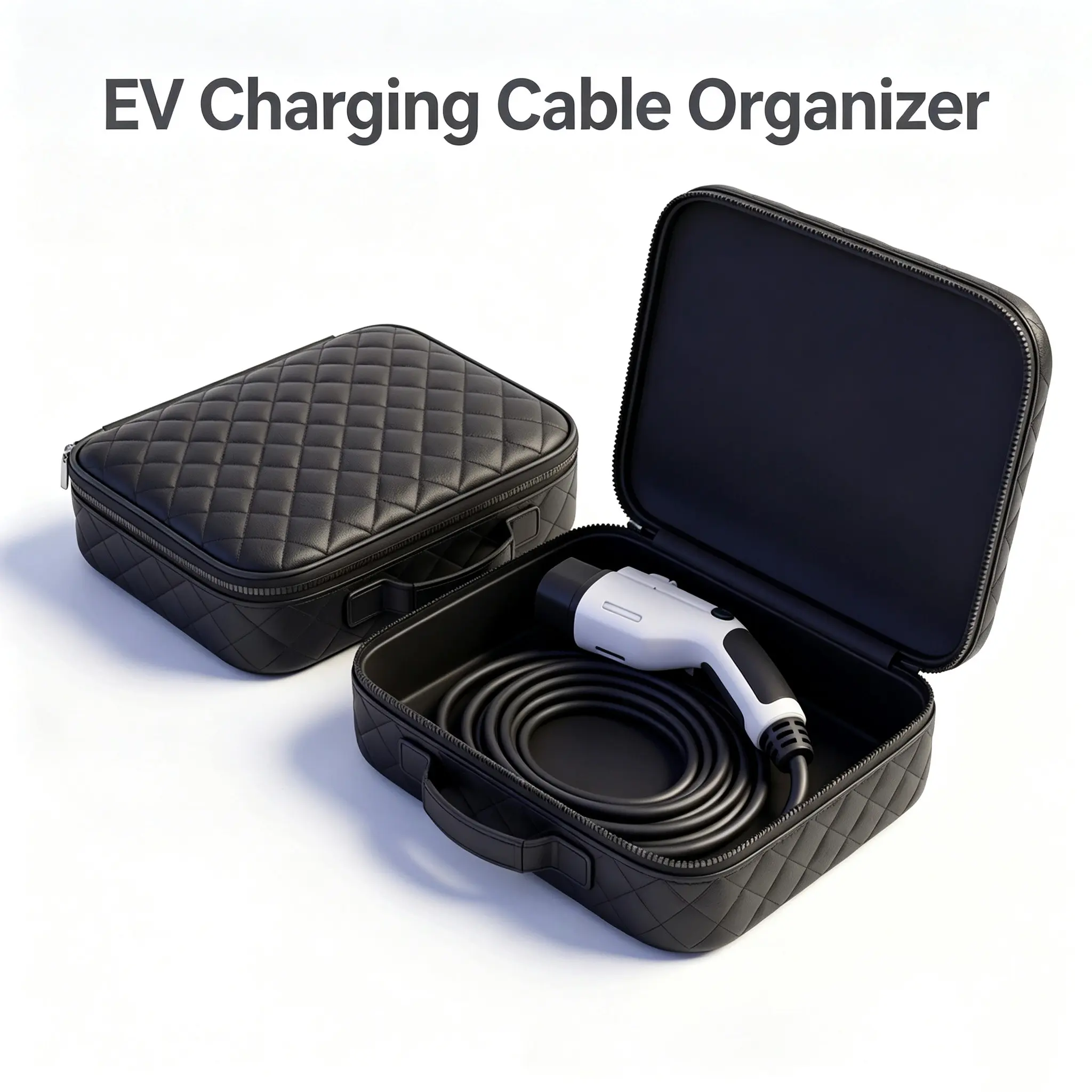 EV Charging Gun Storage Bag, Electric Car