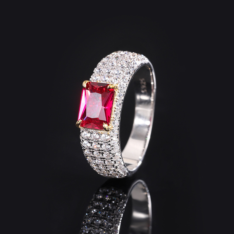 Title 5, Simple Retro Diamond Inlaid Womens Ring. Class...