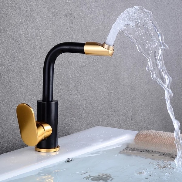 Title 1, Space aluminum faucet hot and cold bathroom was...