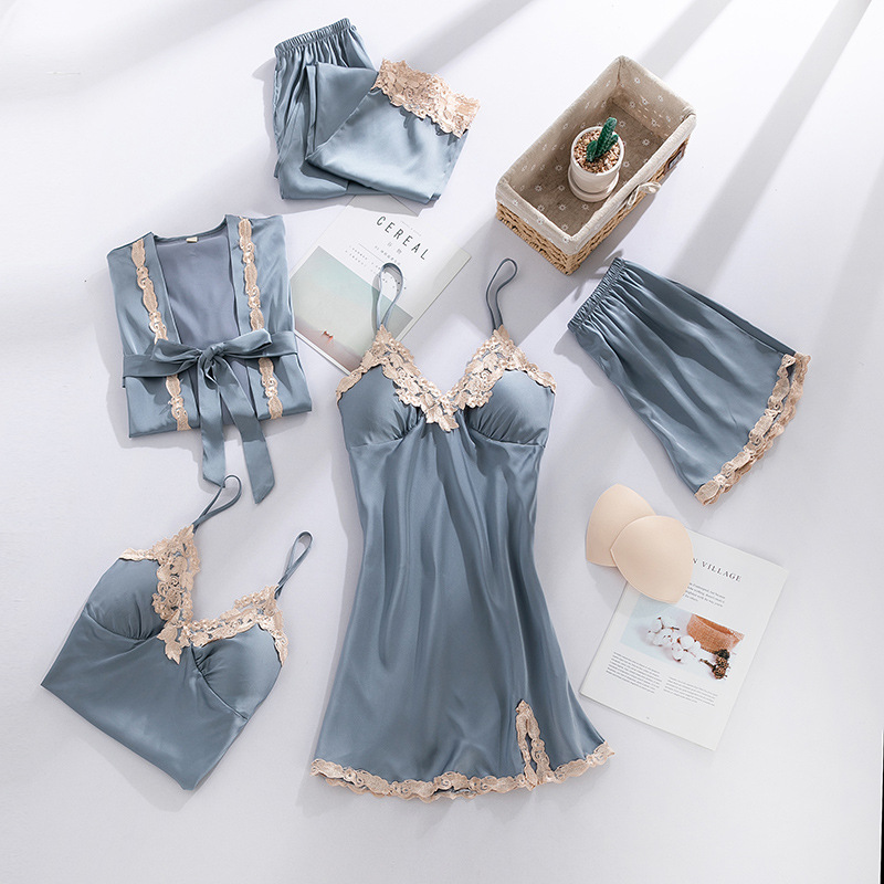 Title 4, Ice Silk Five Piece Sleeping Dress