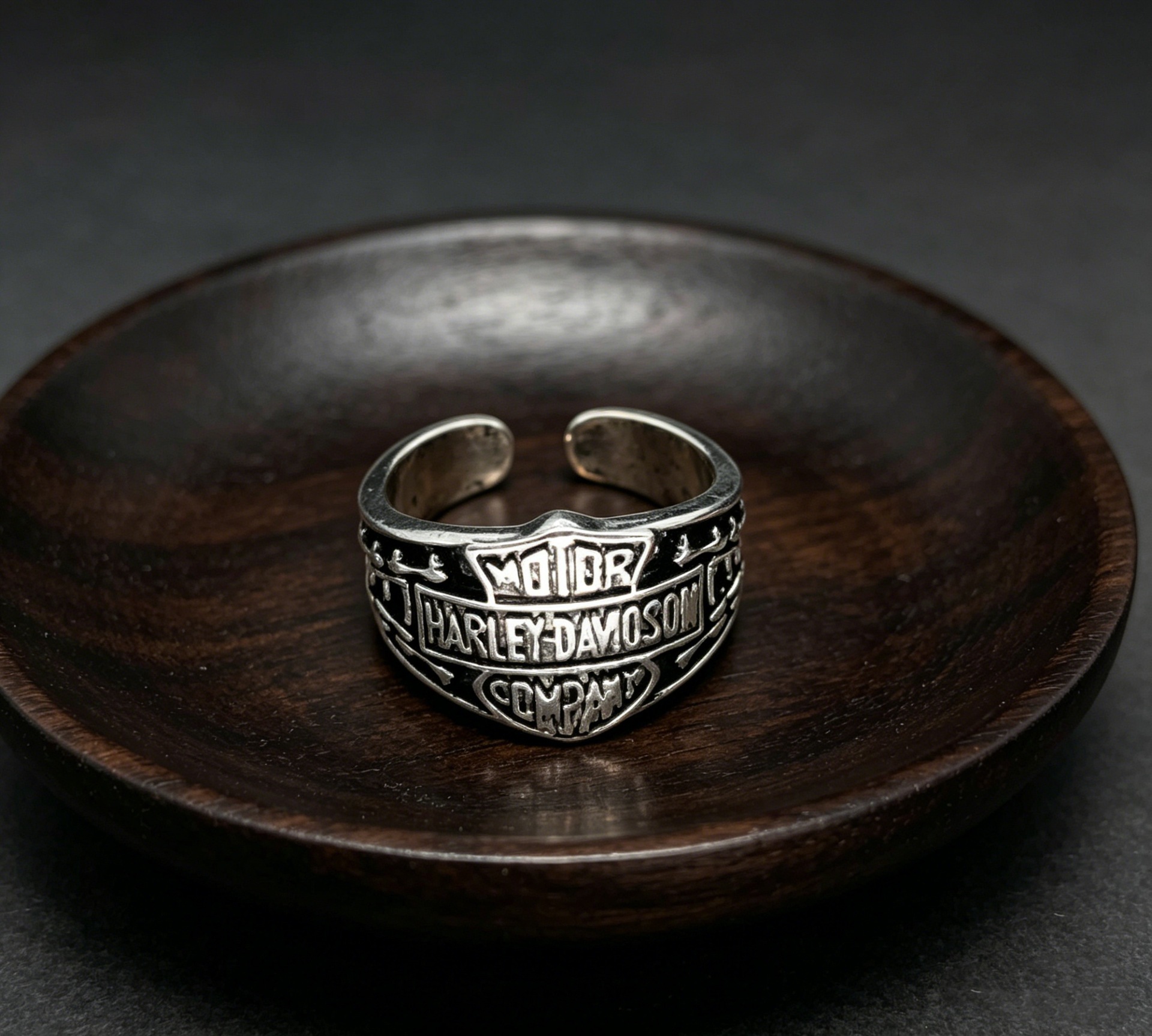 Men's Domineering Skull & Dragon Ring, Retro Punk Single Band, Personalized Fashion Male Finger Jewelry