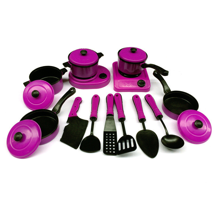 Title 2, Purple Simulation Tableware And Kitchen Utensil...