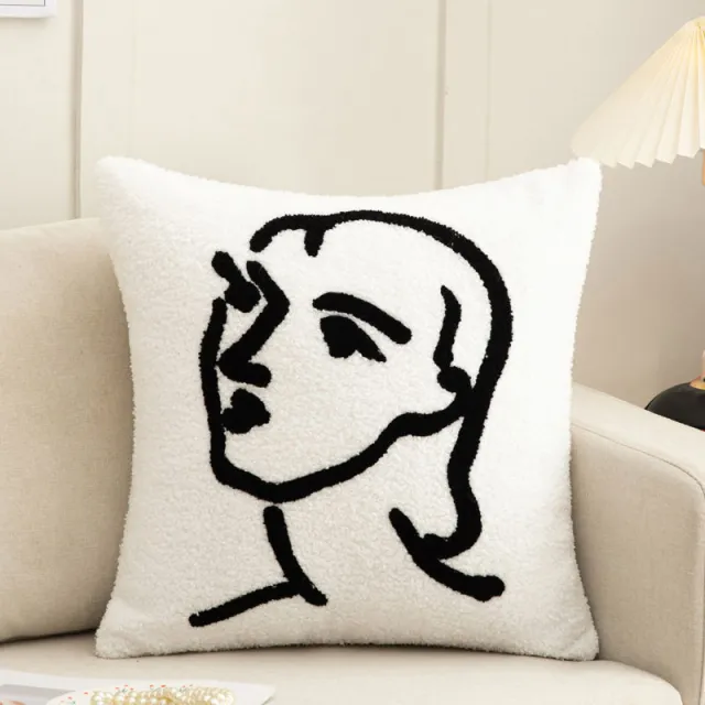 Towel Embroidery Light Luxury Living Room Sofa Pillowcase - Shop at LoveMi