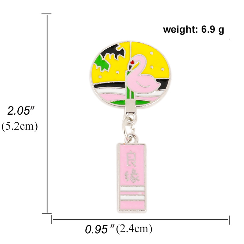 Japanese Mount Cherry Blossom Blessing Brooch A00929 - Shop at LoveMi