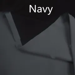 Full Blackout Curtain With Black Lining On The Back - Navy Blue - View 1