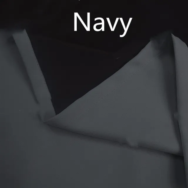 Full Blackout Curtain With Black Lining On The Back Navy Blue - Shop at LoveMi