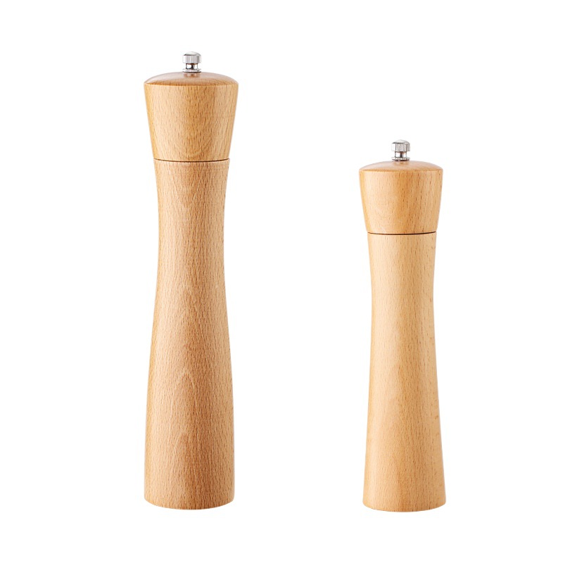 Title 2, Manual Beech Wood Pepper Black Pepper Bottle