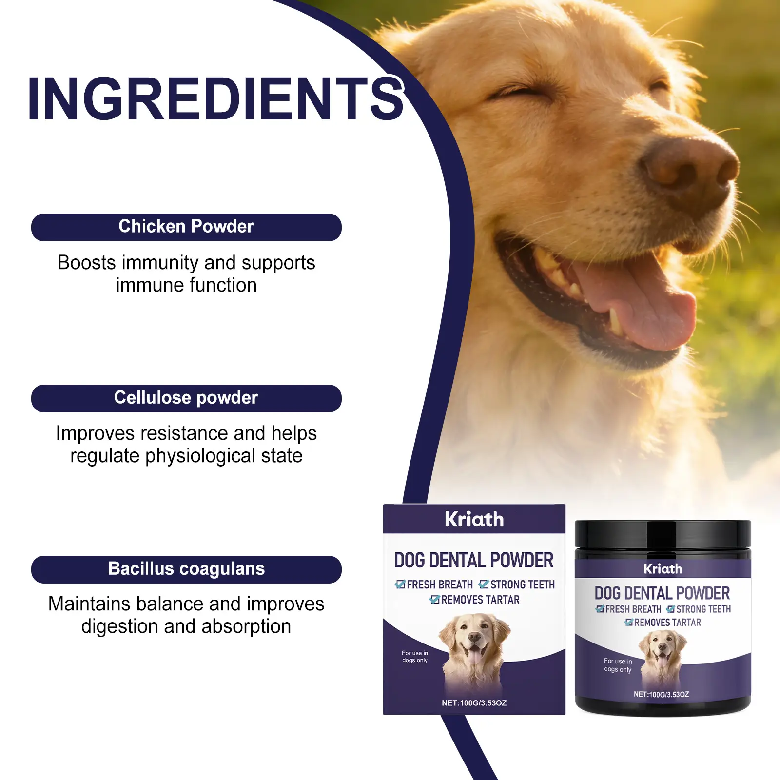 Breath-Freshening Tooth Powder For Dogs