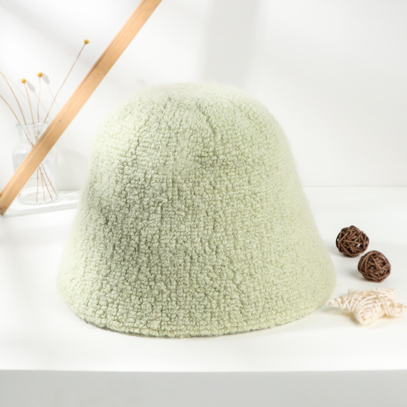 Female Fisherman Hat Alpaca Bucket Gentle