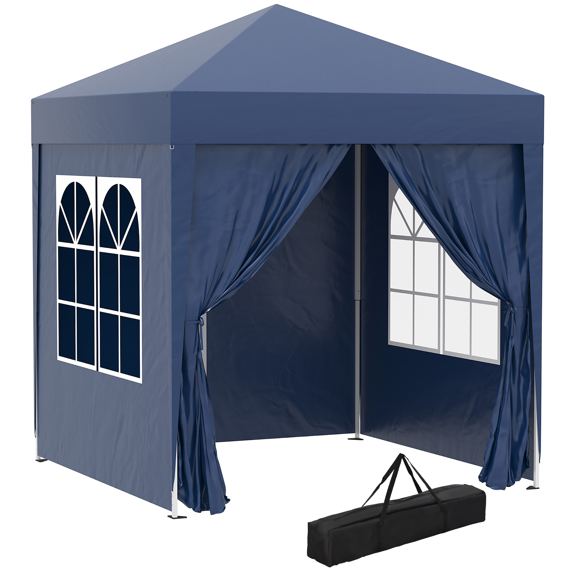2 X 2-meter Garden Pop-up Pavilion, Wedding Party Tent, Waterproof Sunshade