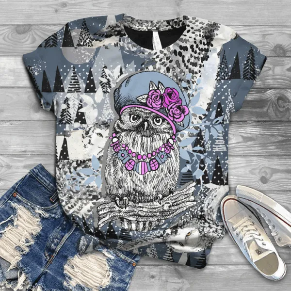Printed Men's And Women's Tops Loose Short Sleeves Loose Casual T Shirts 1 Style - Shop at LoveMi